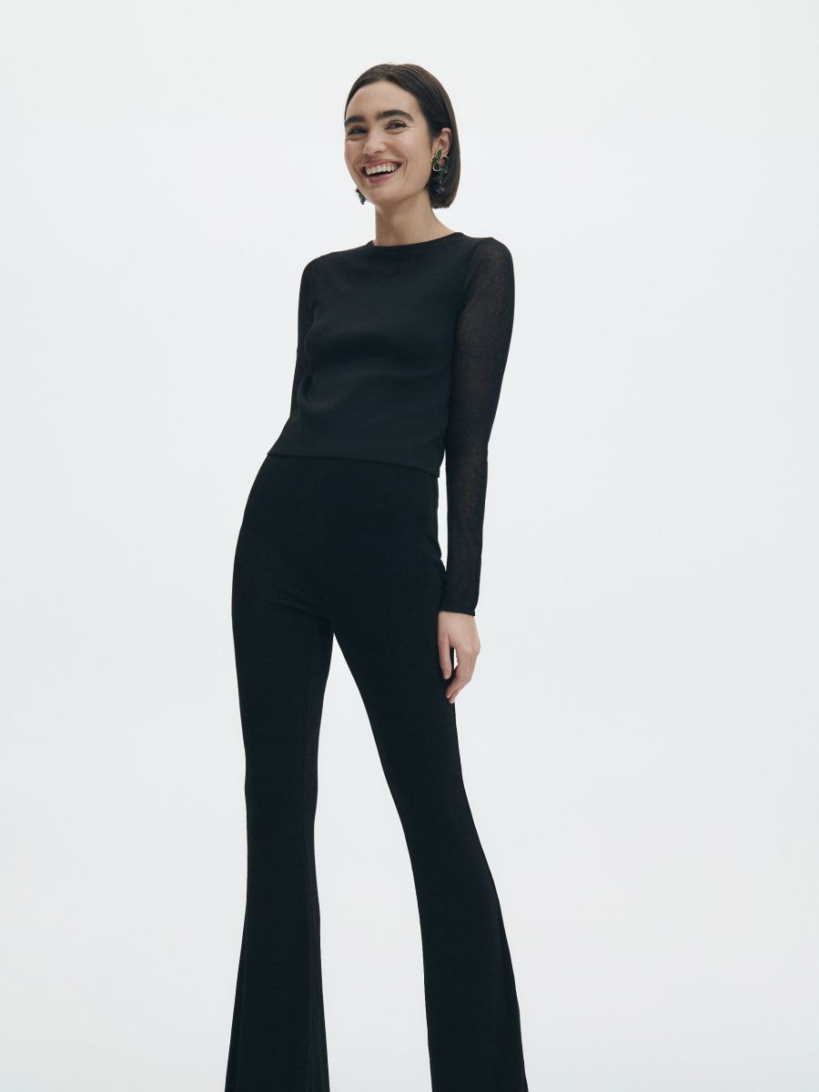 Viscose blend blouse - black - RESERVED - 8