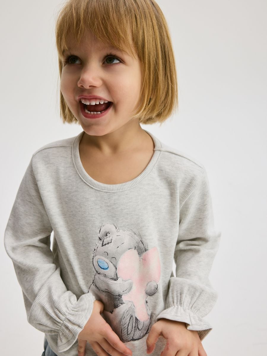Μπλουζάκι με εκτύπωση Tiny Tatty Teddy - ανοιχτό γκρι - RESERVED - 2