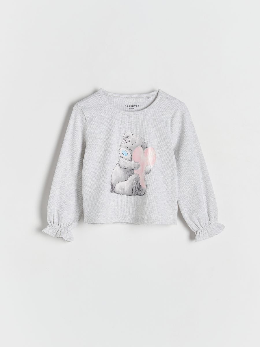 Μπλουζάκι με εκτύπωση Tiny Tatty Teddy - ανοιχτό γκρι - RESERVED - 3