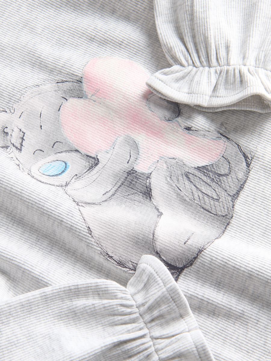 Μπλουζάκι με εκτύπωση Tiny Tatty Teddy - ανοιχτό γκρι - RESERVED - 4