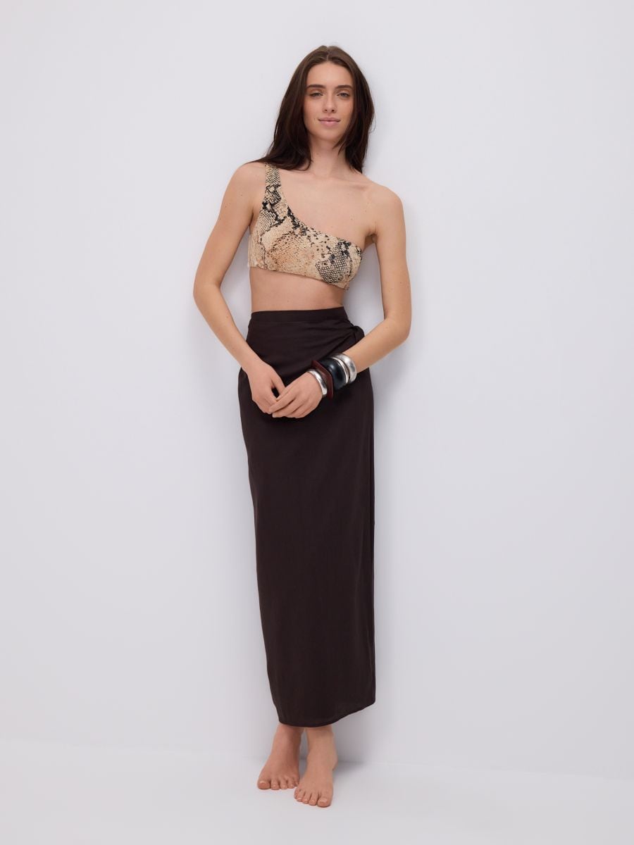 LADIES` SARONG - dark brown - RESERVED - 2
