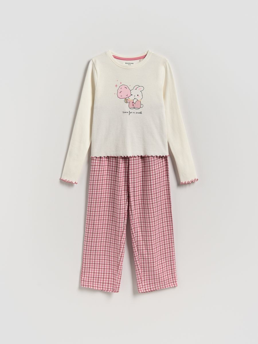 Two piece pyjama set - dusty rose - RESERVED