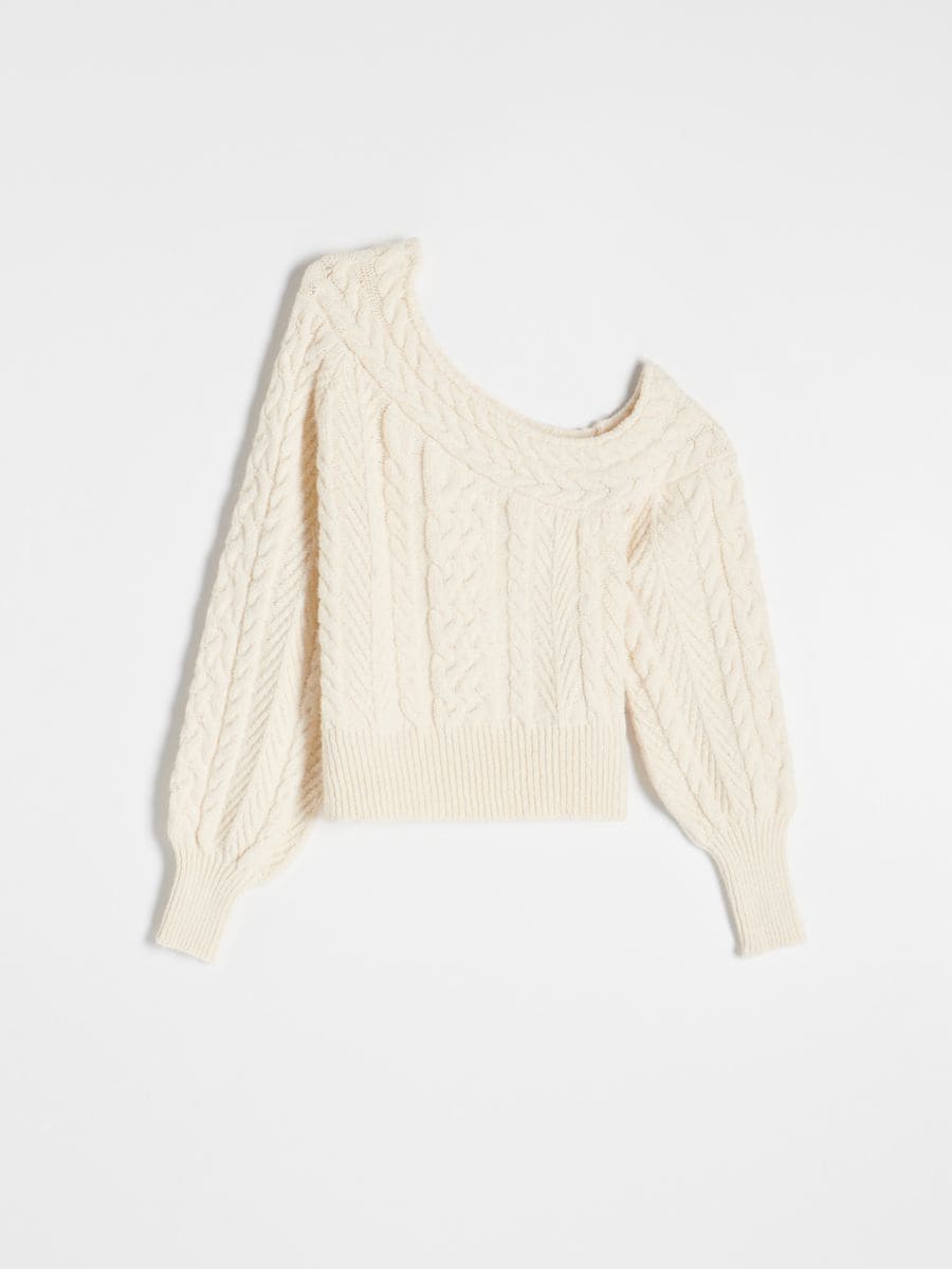 Asymmetric jumper - nude - RESERVED - 3
