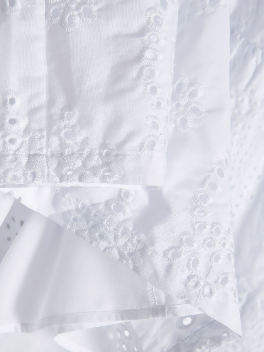 Openwork mini dress - white - RESERVED - 7