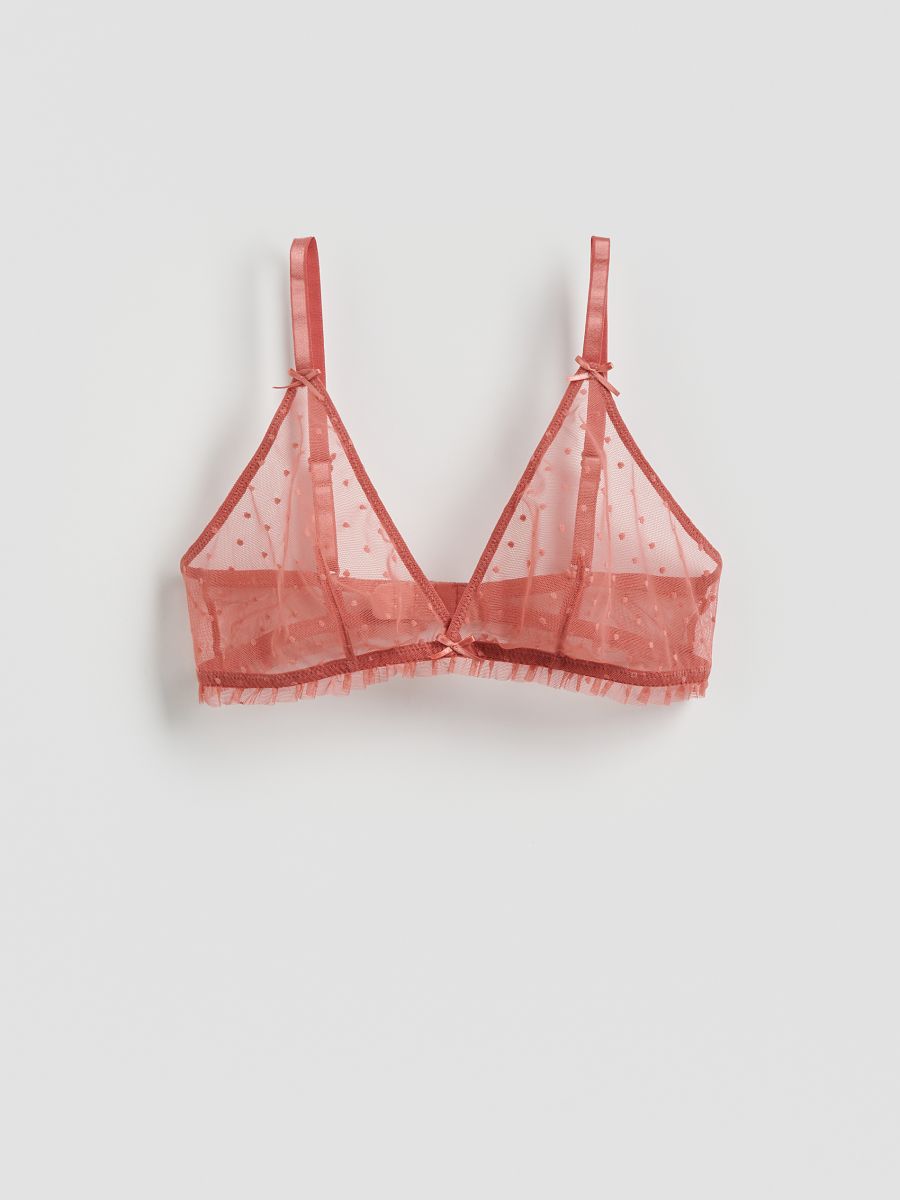 Mesh bra - hot pink - RESERVED