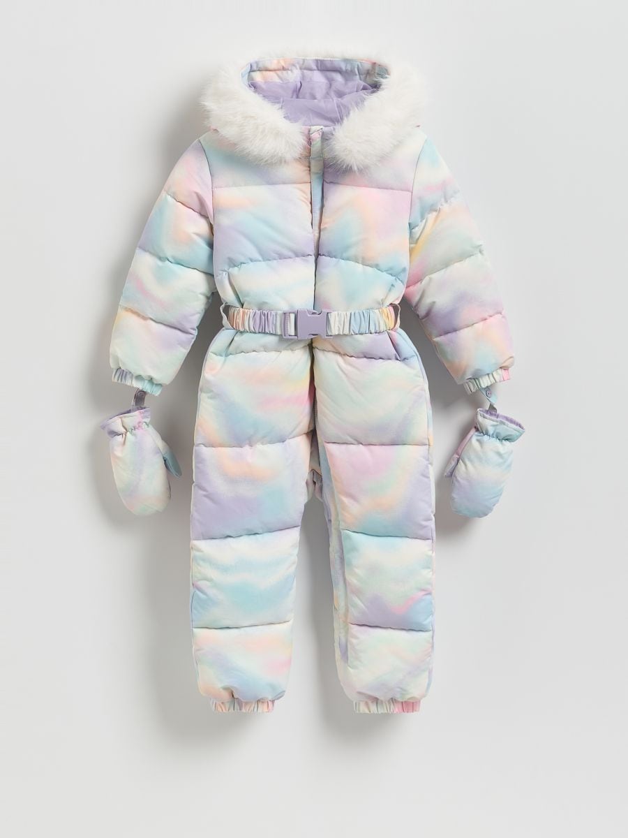 BABIES` ROMPERS, MITTENS & BELT - bunt - RESERVED