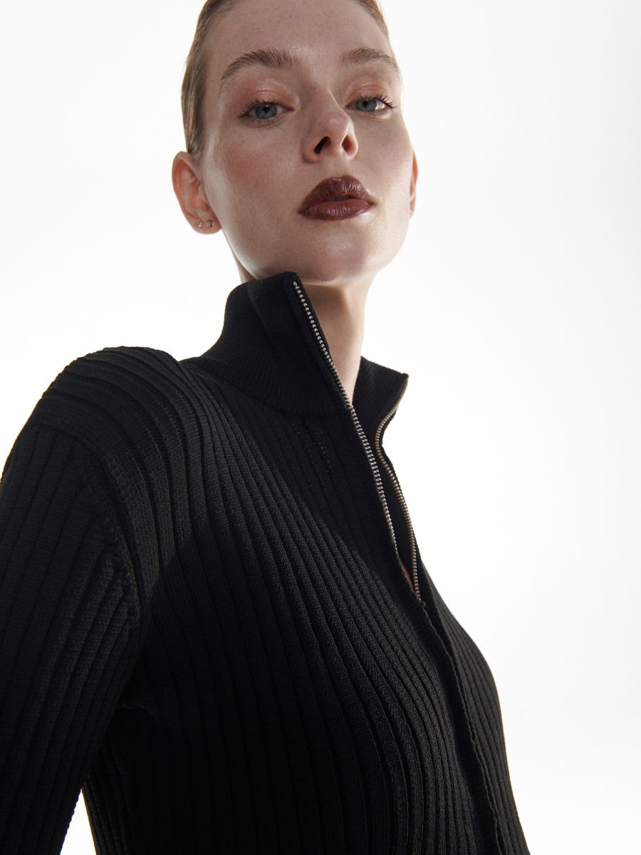 Zip up jumper - black - RESERVED - 3