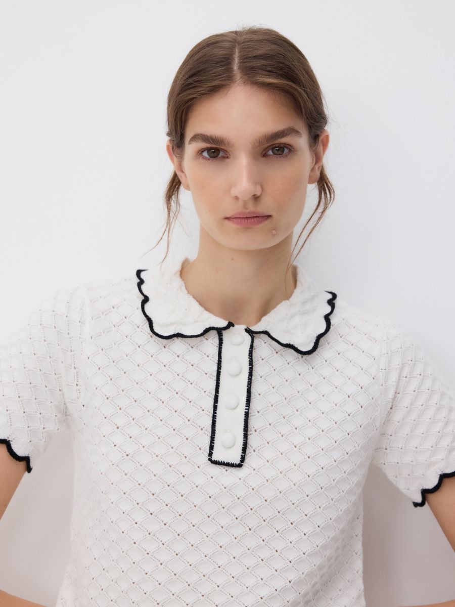 LADIES` BLOUSE - nude - RESERVED