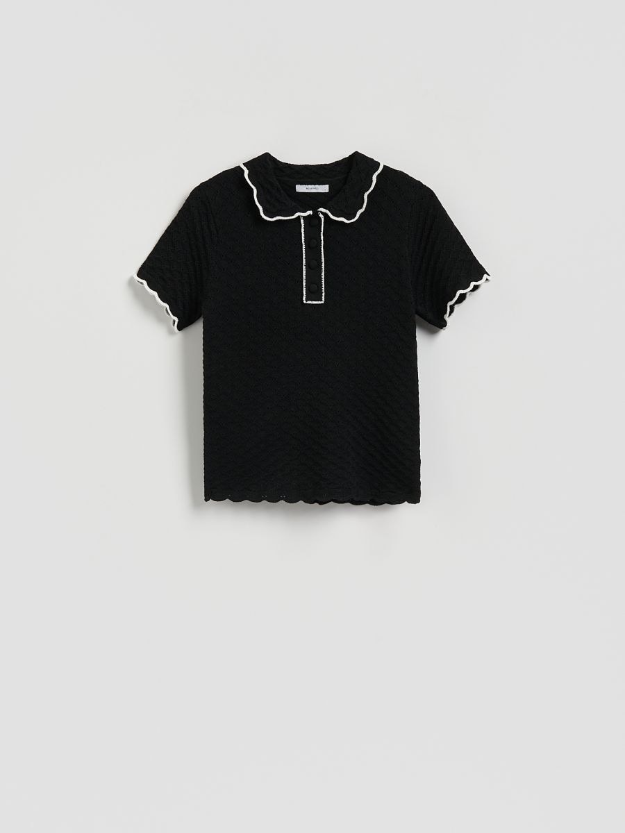 LADIES` BLOUSE - PRETO - RESERVED