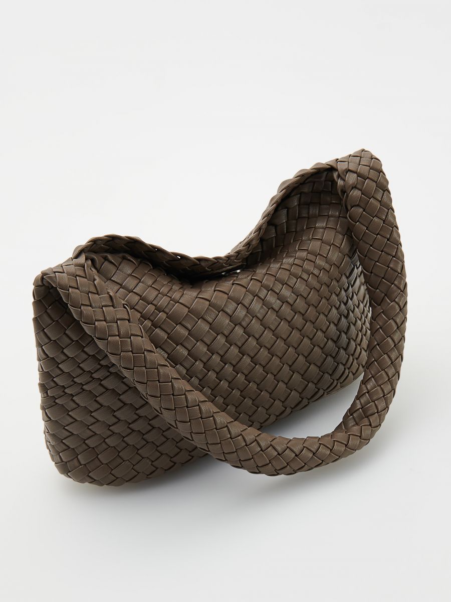 Geflochtene Tasche - schwarz - RESERVED - 5