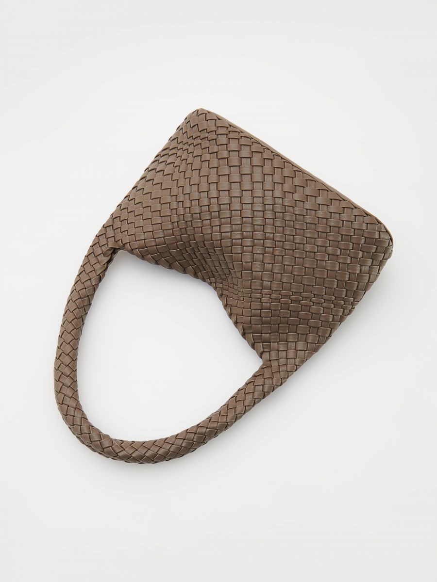 Geflochtene Tasche - schwarz - RESERVED - 6