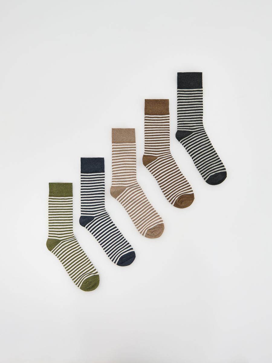 Socks 5 pack - beige - RESERVED