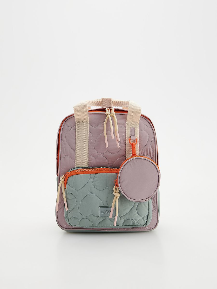 CHILDREN`S RUCKSACK & PENDANT - lavendel - RESERVED