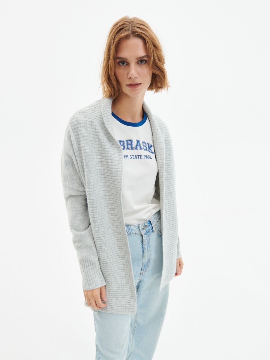 Cardigan - light grey - RESERVED - 4