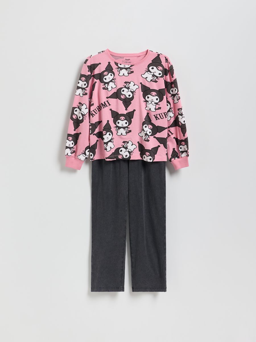 Kuromi two-piece pajamas - black - RESERVED
