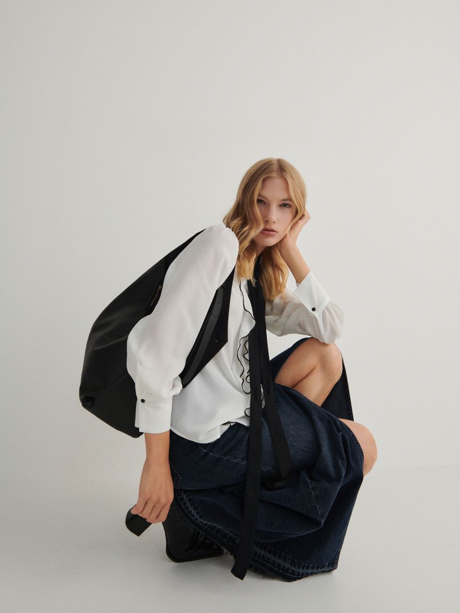 Hobo torba - crno - RESERVED - 3