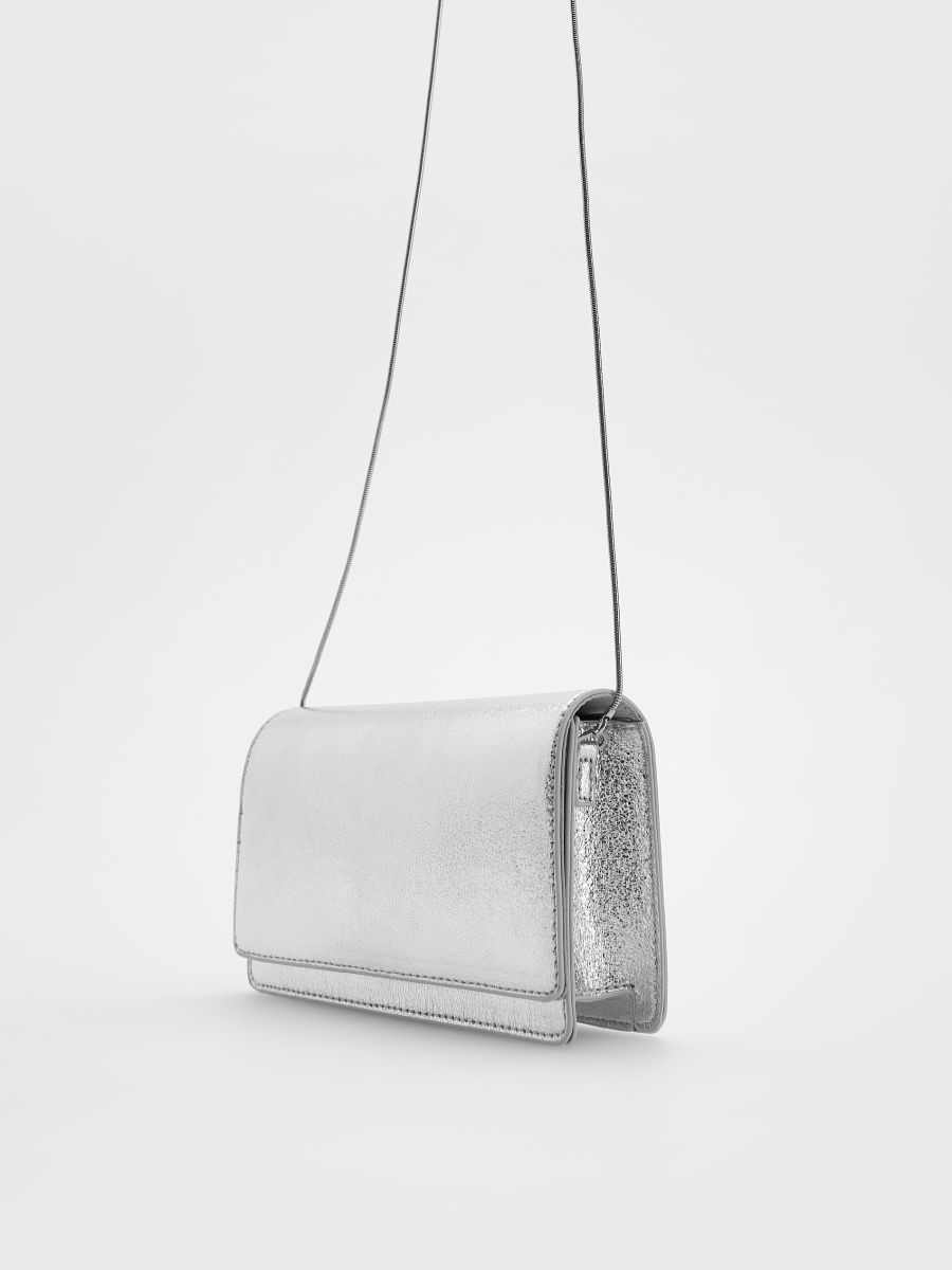 Metallic-Tasche - silber - RESERVED - 3