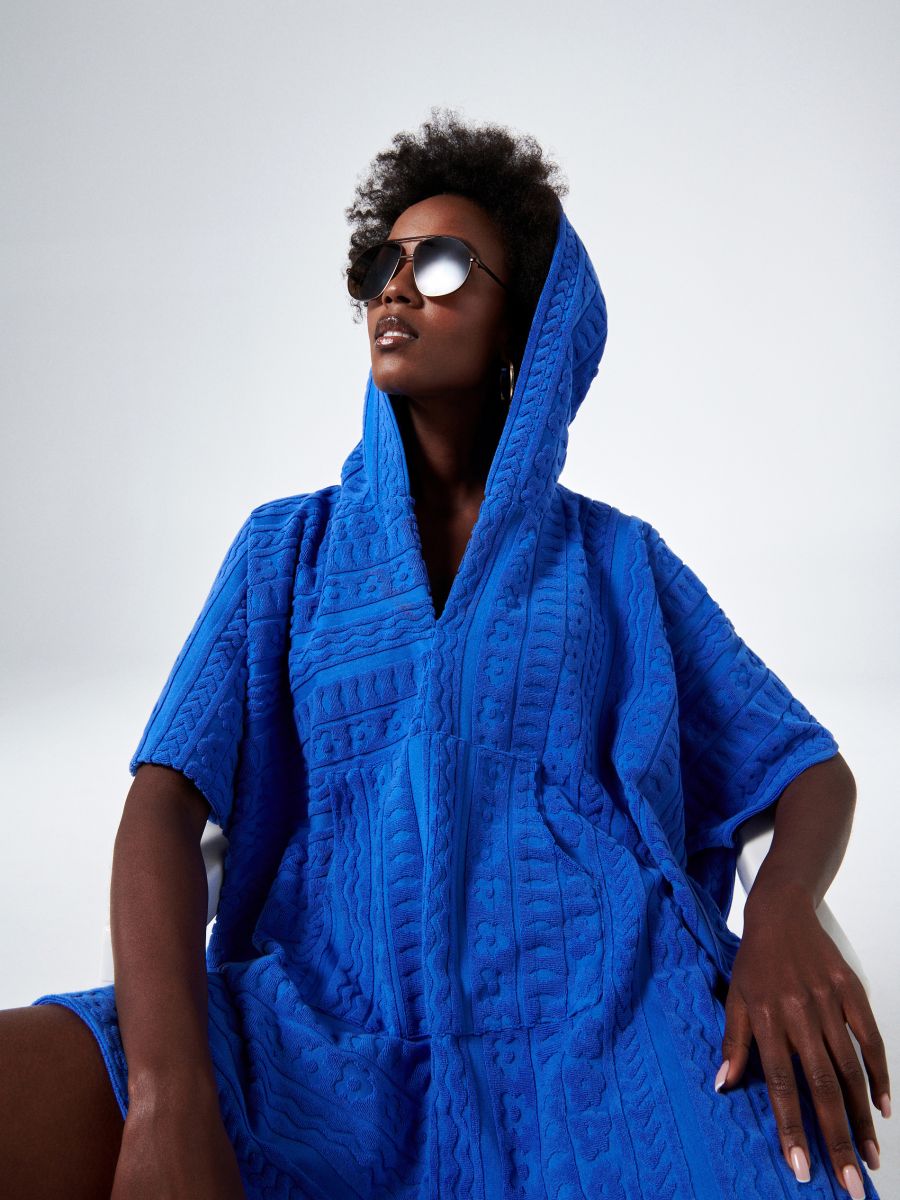 Copricostume con cappuccio - blu - RESERVED - 7
