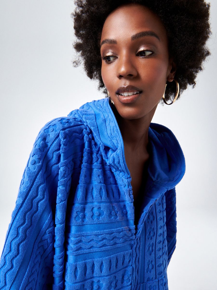 Copricostume con cappuccio - blu - RESERVED - 4