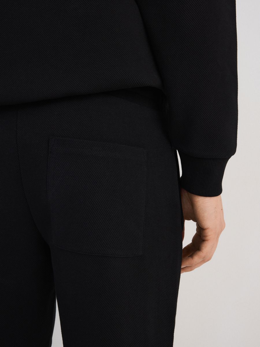 Sweatpants with cuffs - black - RESERVED - 3