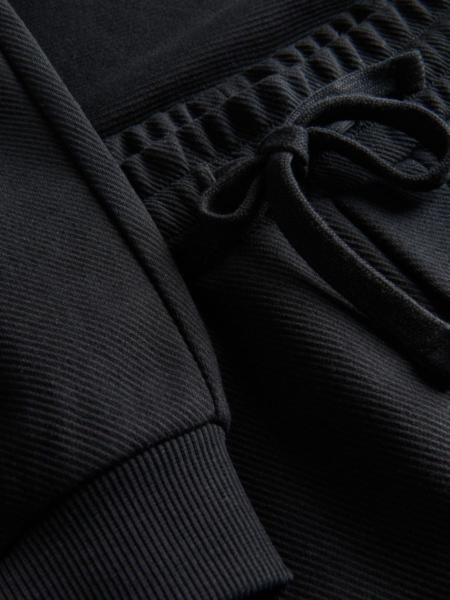 Sweatpants with cuffs - black - RESERVED - 6