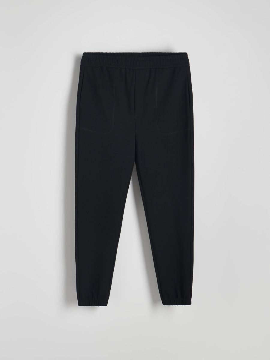 Regular jogger pantalone - crno - RESERVED - 5