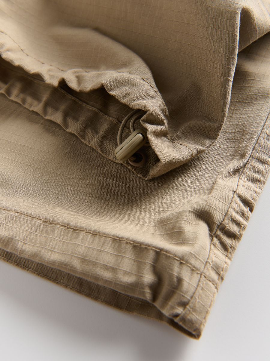 Cargo trousers with pockets - beige - RESERVED - 6