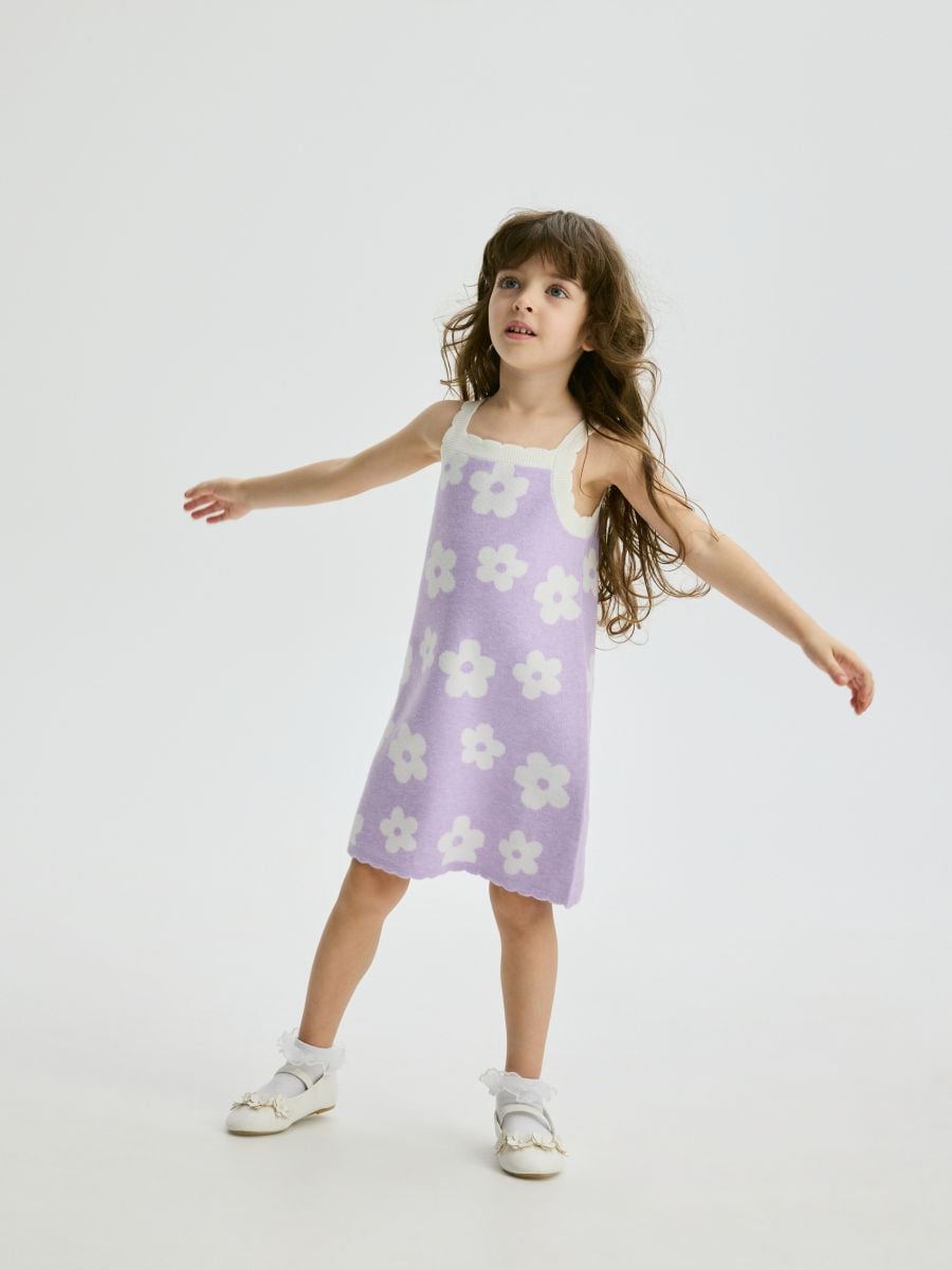 Vestito a canottiera in jersey - multicolore - RESERVED - 3
