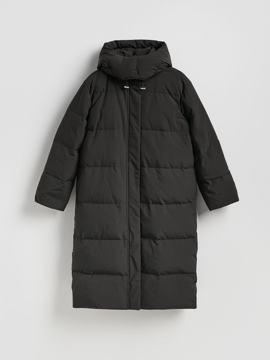 LADIES` COAT - musta - RESERVED