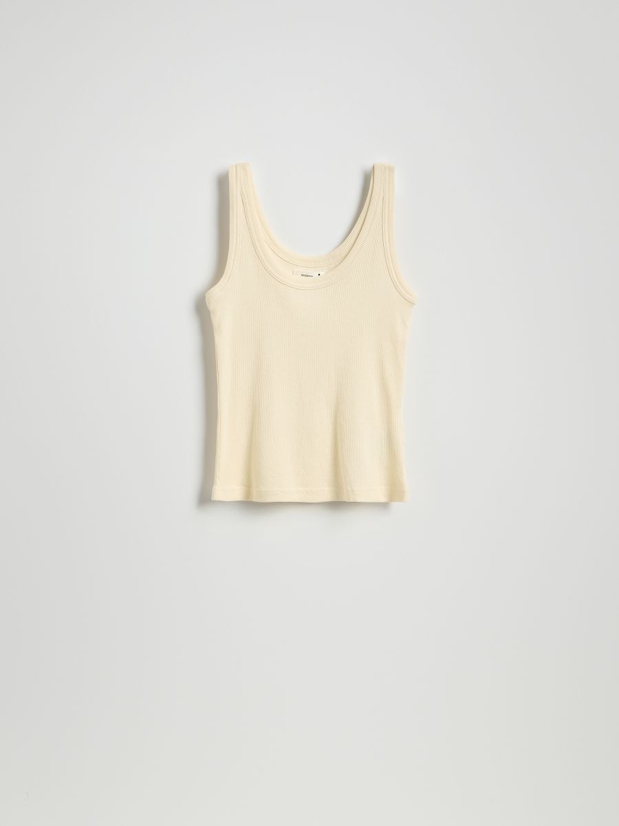 Cotton rich cami top - nude - RESERVED