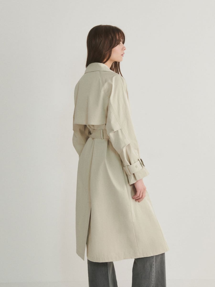 LADIES` COAT - nude - RESERVED - 4