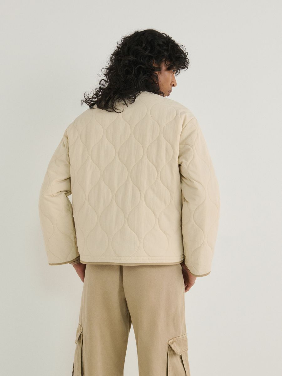 Oversized padded jacket Farbe beige - RESERVED - 2196T-02X