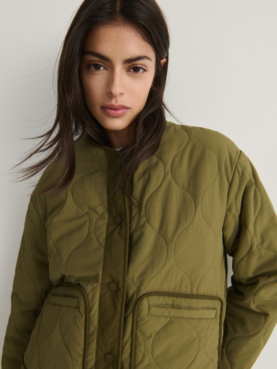 Quilted jacket - green - RESERVED - 2
