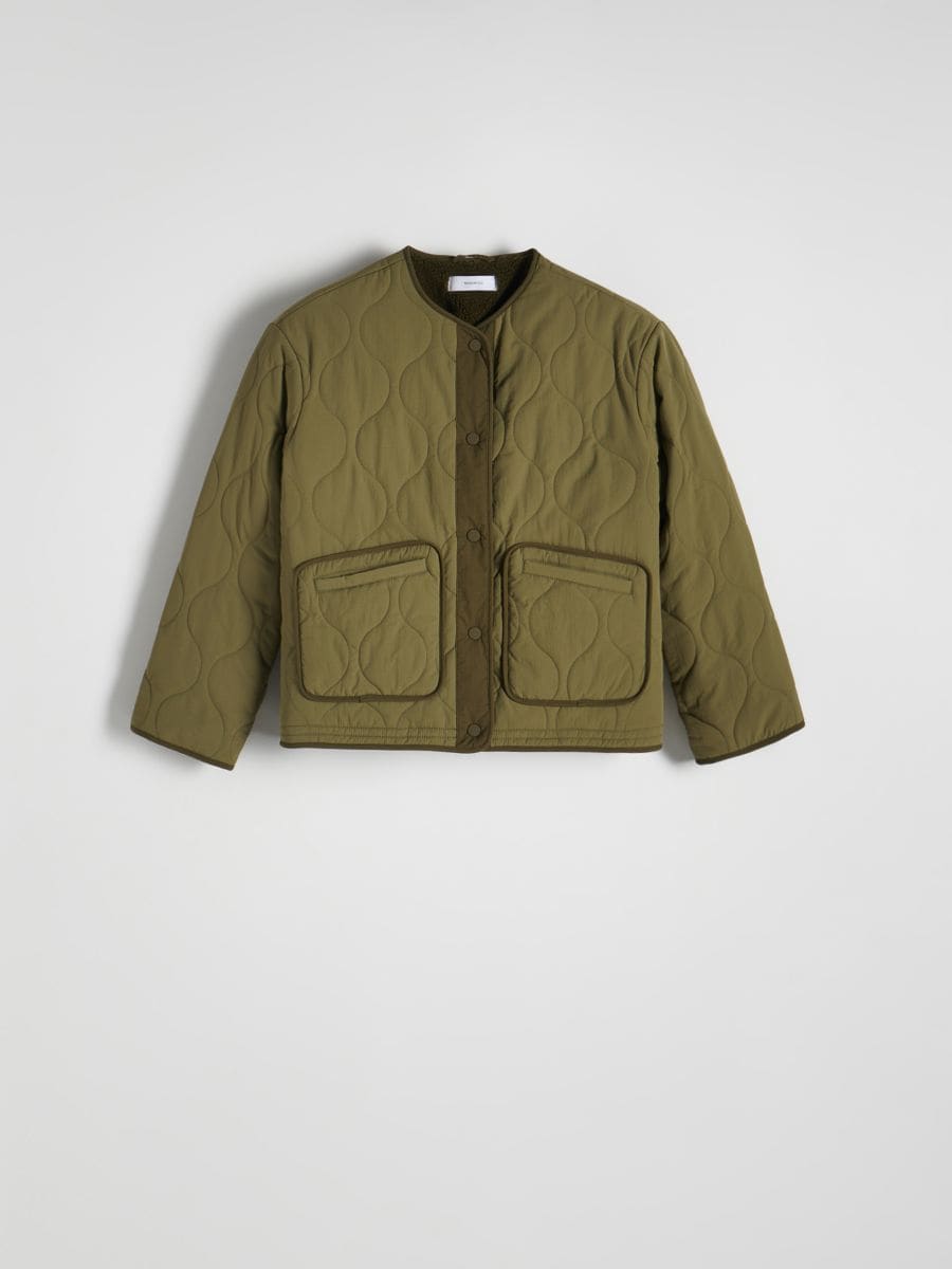 Quilted jacket - green - RESERVED - 4