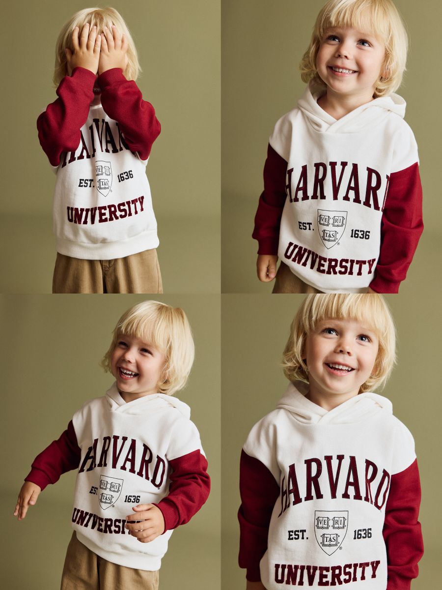 Harvard sweatshirt - cream - RESERVED