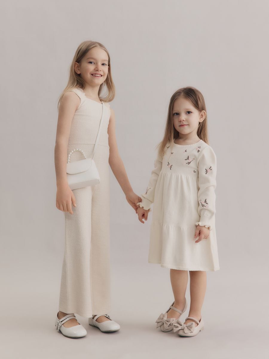 BABIES` DRESS - nude - RESERVED