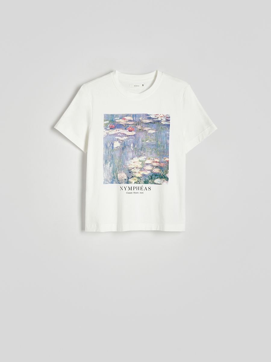 T-shirt with print - cream - RESERVED - 3