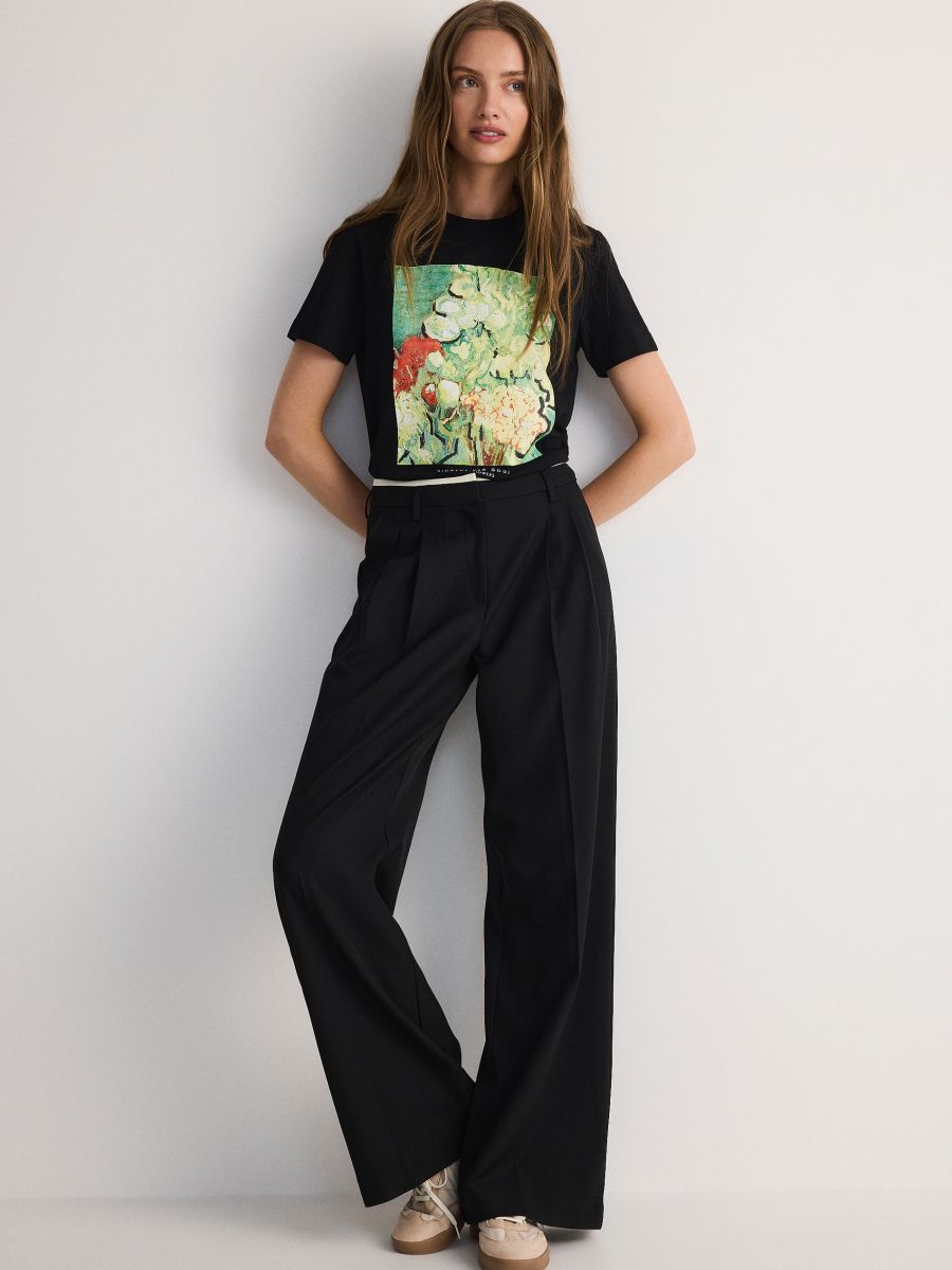 T-shirt with print - black - RESERVED - 2