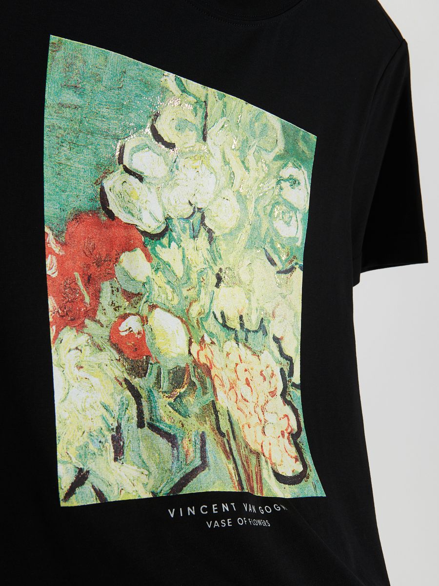 T-shirt with print - black - RESERVED - 4