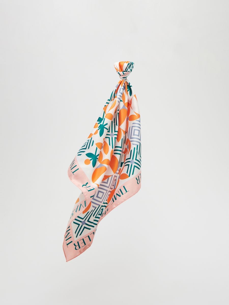 Patterned scarf - multicolor - RESERVED - 4