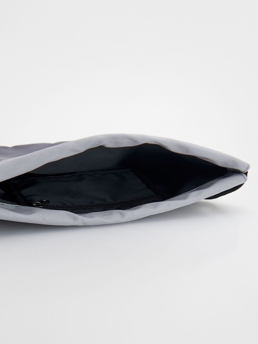 Drawstring bag - dark grey - RESERVED - 5