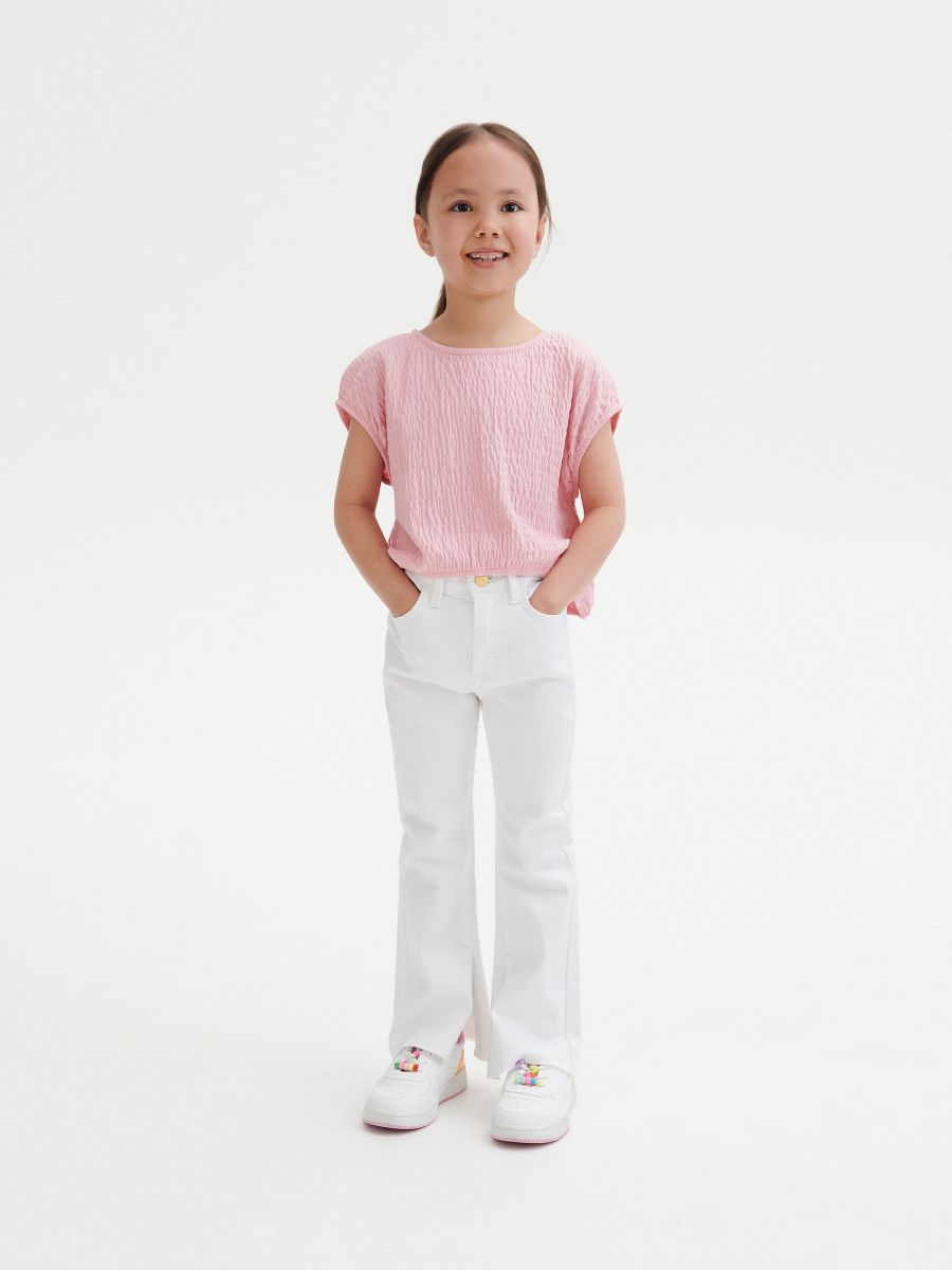 Top in structured stripes - pink - RESERVED - 4