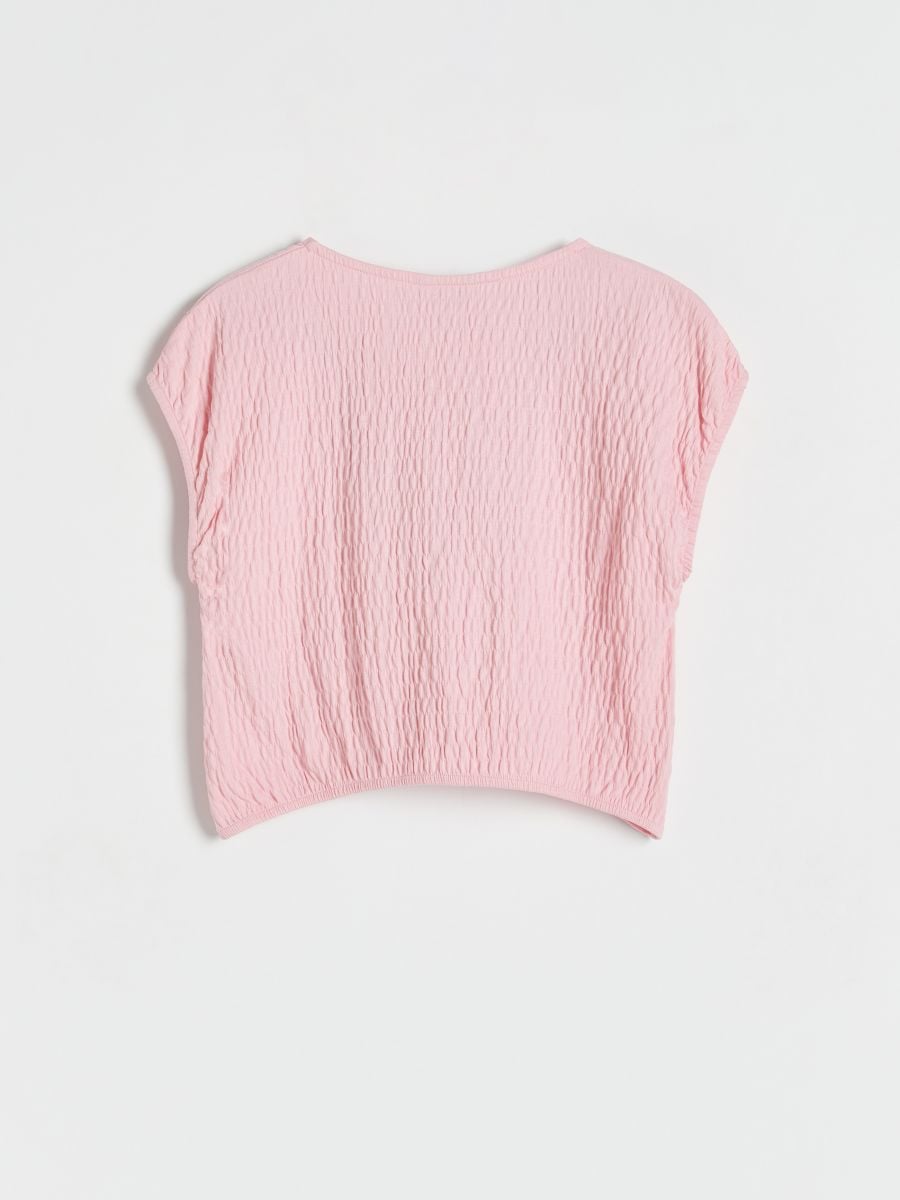 Top in structured stripes - pink - RESERVED - 2