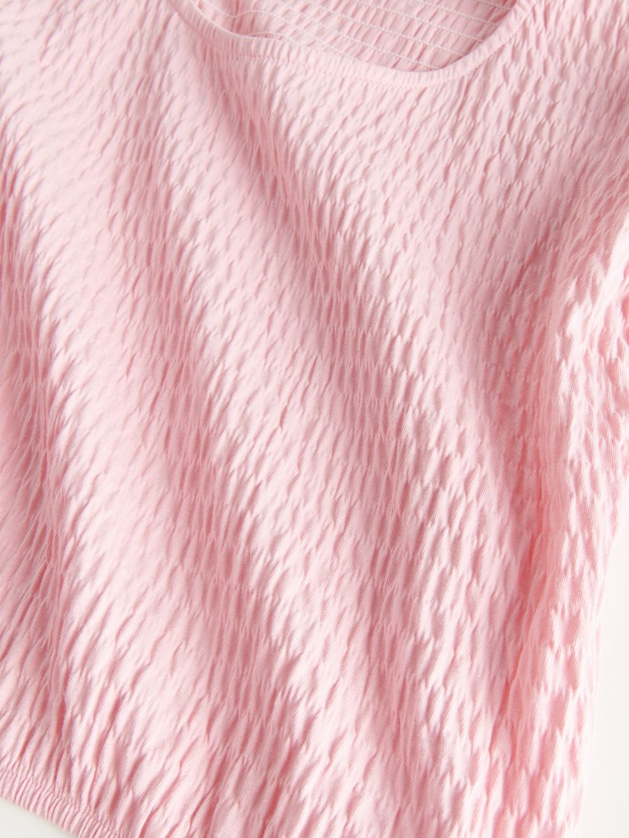 Top in structured stripes - pink - RESERVED - 3