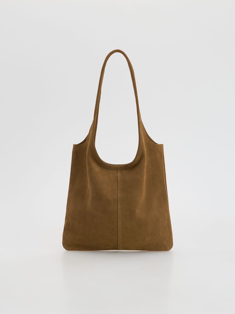 Suede bag - beige - RESERVED