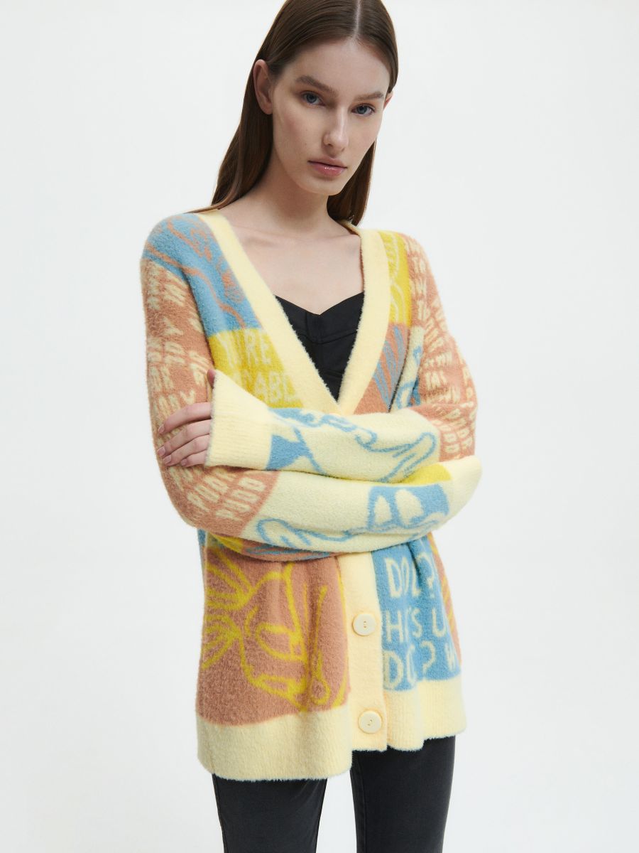 Tweety cardigan - multicolor - RESERVED - 4