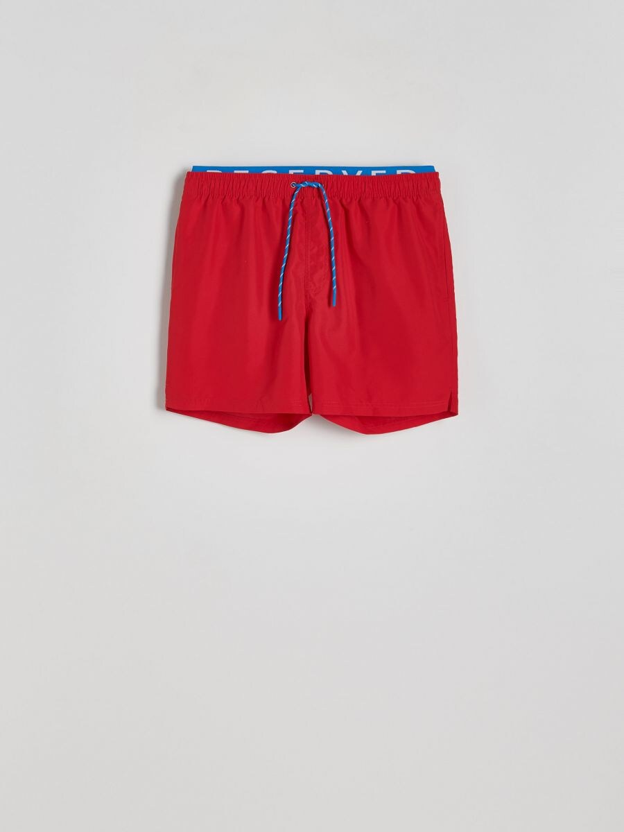 Plážové šortky - červená - RESERVED
