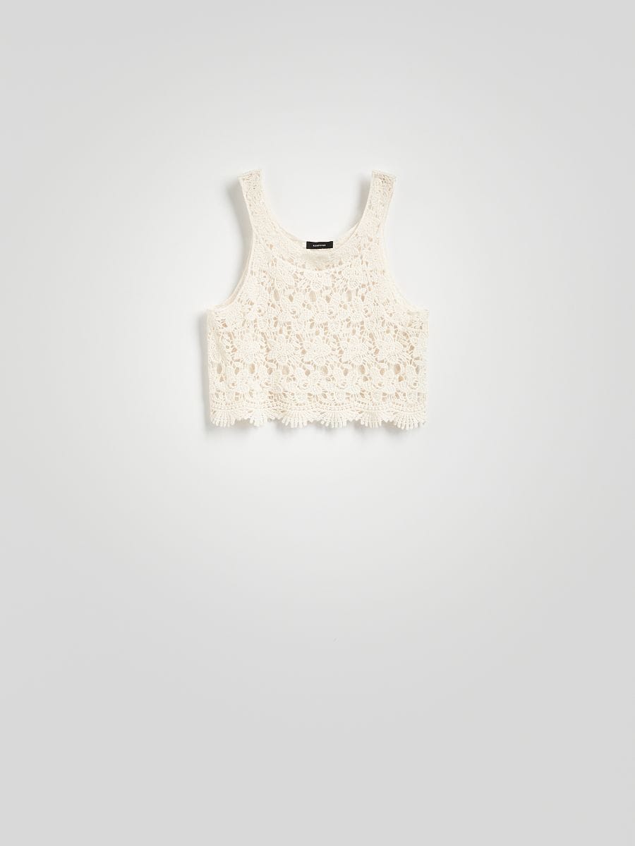 LADIES` TOP - béžová - RESERVED - 5