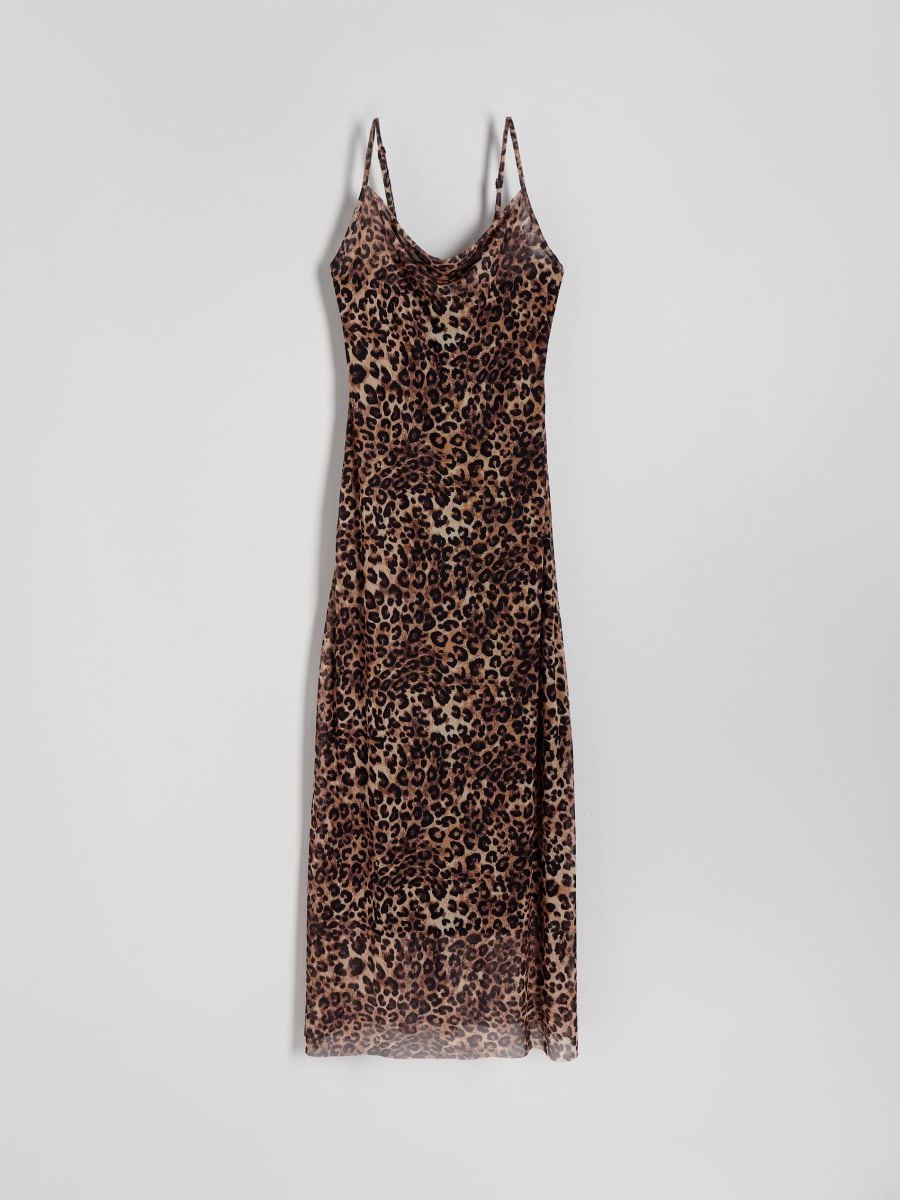 Animal pattern dress - multicolor - RESERVED - 5