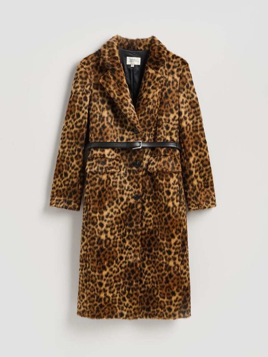 Leopard print coat - multicolor - RESERVED